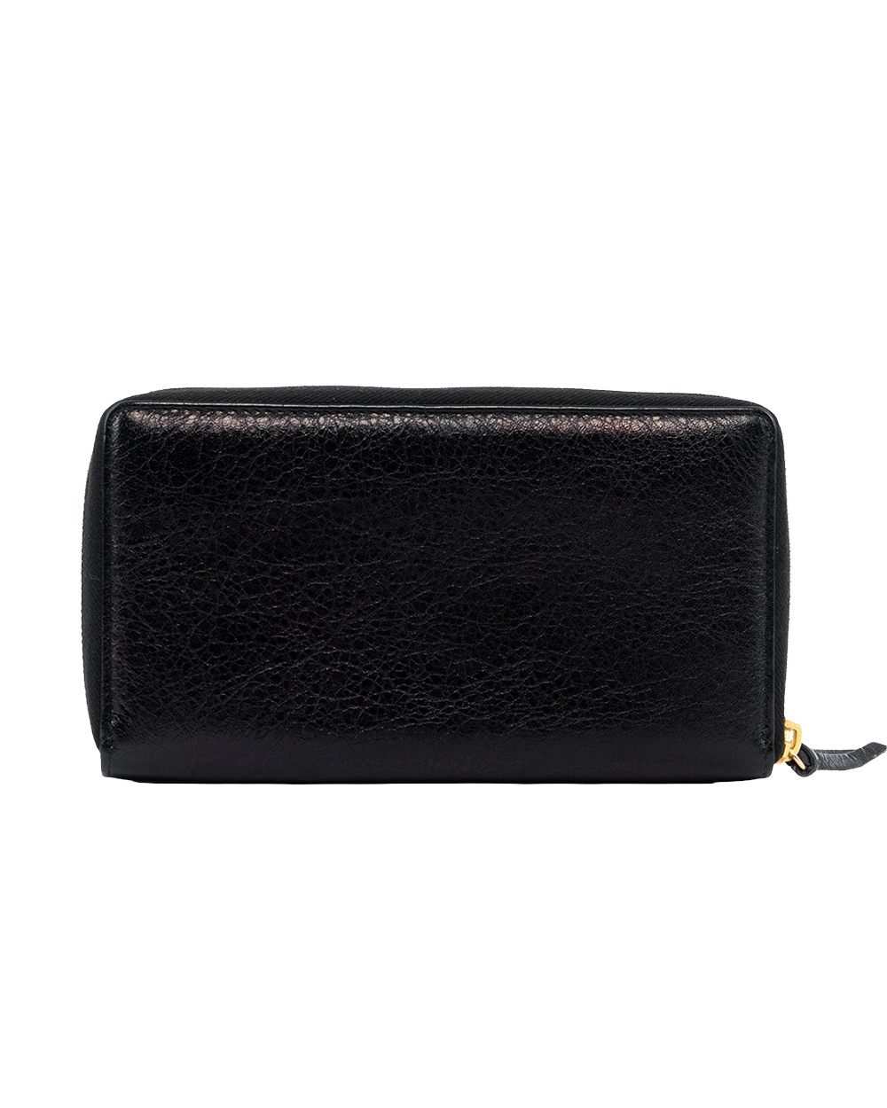 BALENCIAGA ZIPPY WALLET EDGE LONG BLACK CALF GHW 253036 1000 Z 527650 01525 result