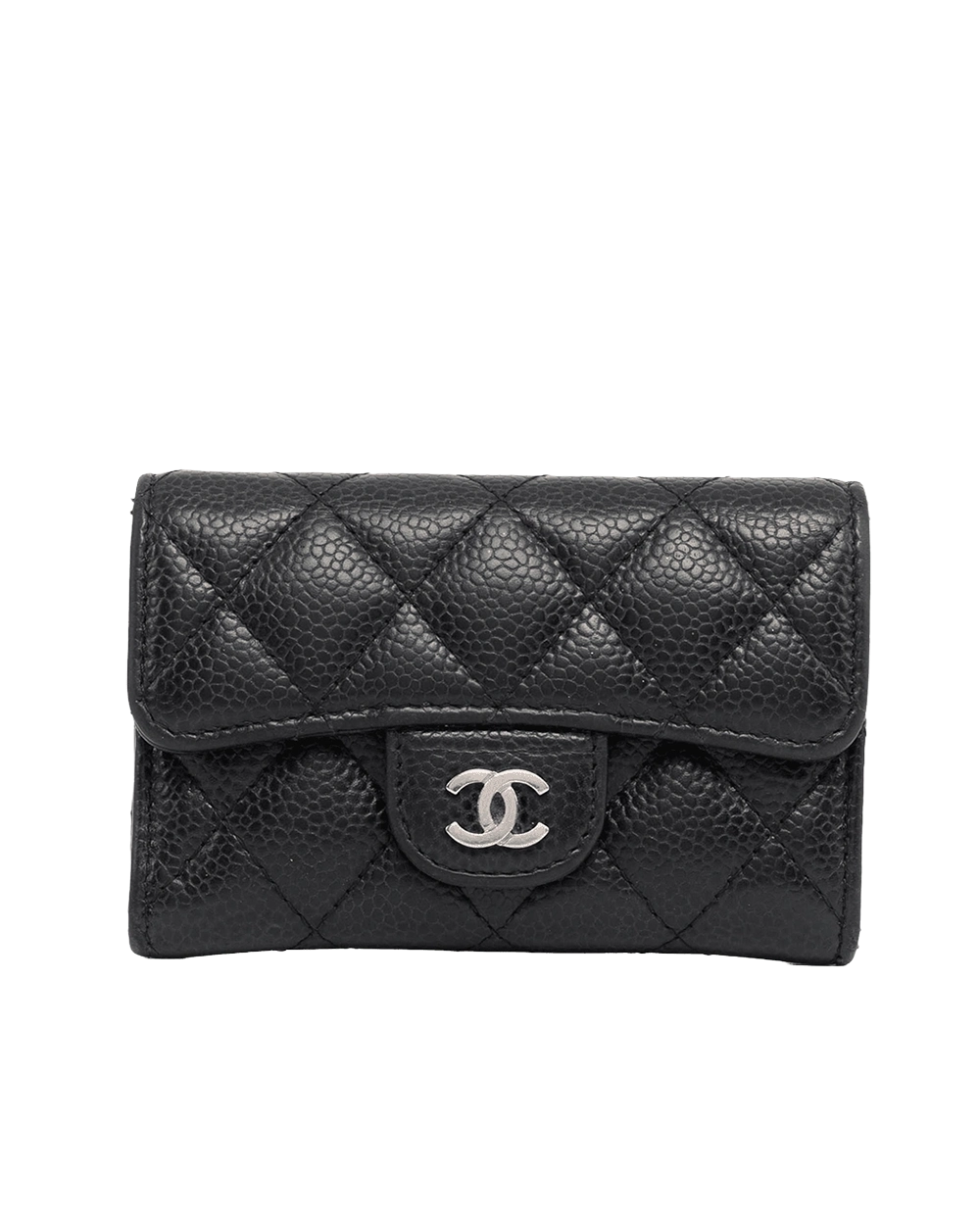 BB259499 CHANEL CARD HOLDER SHORT BLACK CAVIAR SHW 24765513 05984