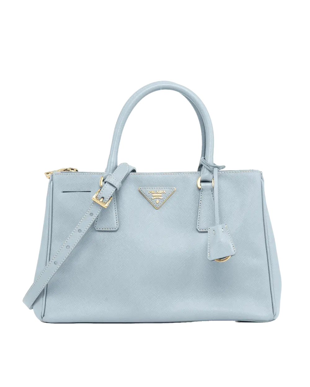 BB259604 PRADA GALLERIA BLUE SAFFIANO GHW result