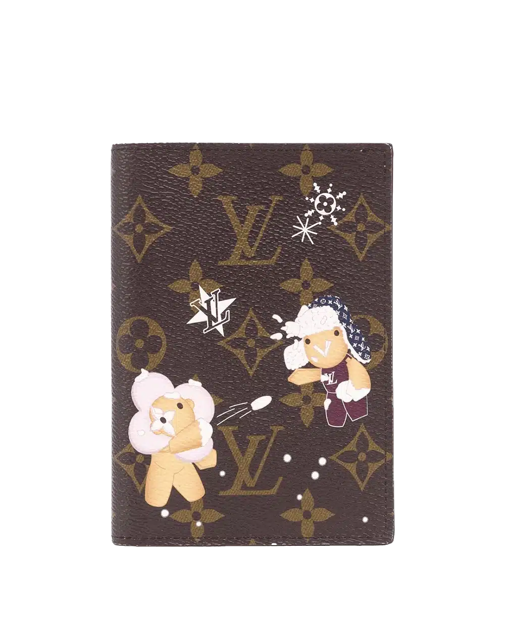 BB260015 LV PASSPORT COVER SHORT BROWN BLUE MONOGRAM MICROCHIP result