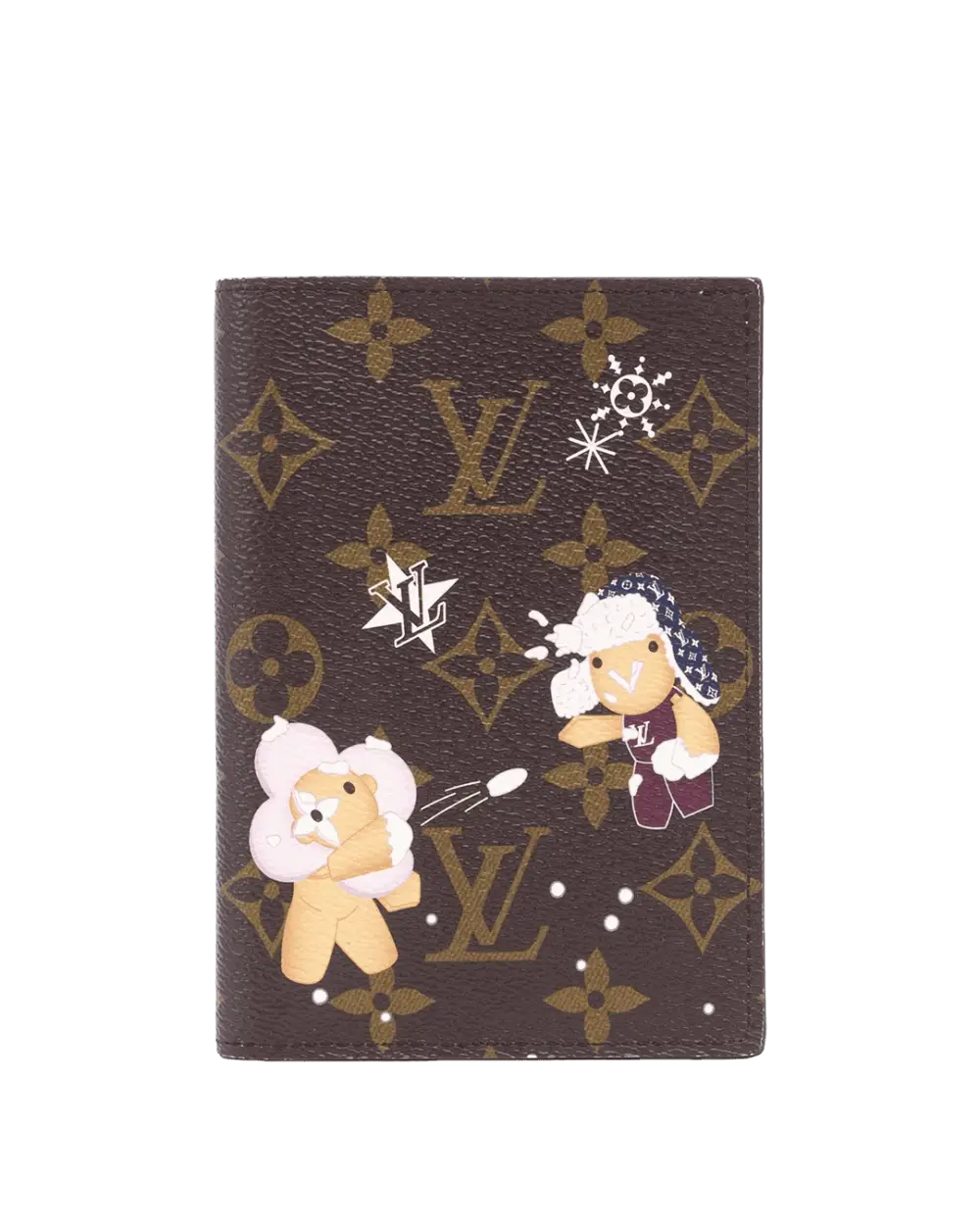 BB260015 LV PASSPORT COVER SHORT BROWN BLUE MONOGRAM MICROCHIP result