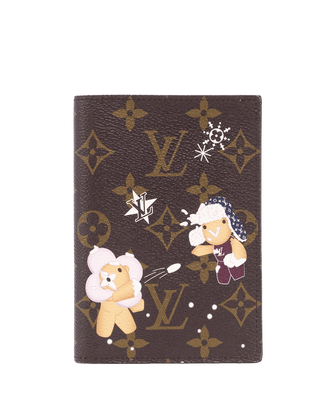 BB260015 LV PASSPORT COVER SHORT BROWN BLUE MONOGRAM MICROCHIP result