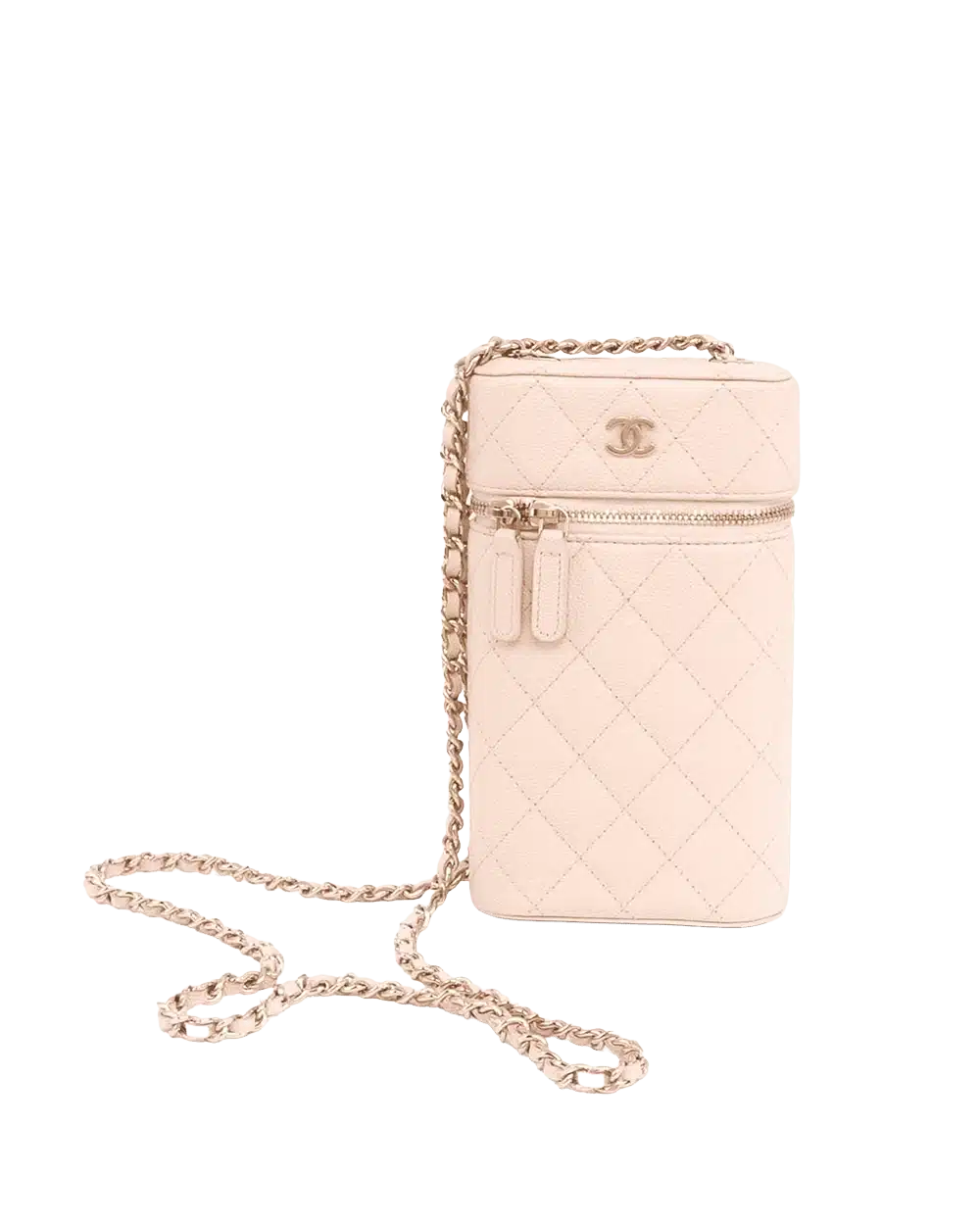 BB260084 CHANEL VANITY PHONE PINK NUDE CAVIAR GHW 31722955 result