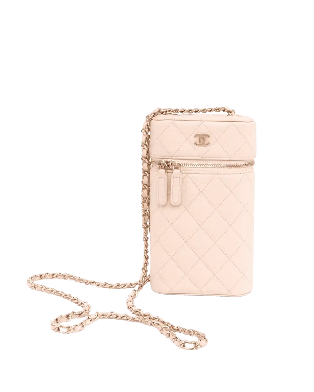 BB260084 CHANEL VANITY PHONE PINK NUDE CAVIAR GHW 31722955 result
