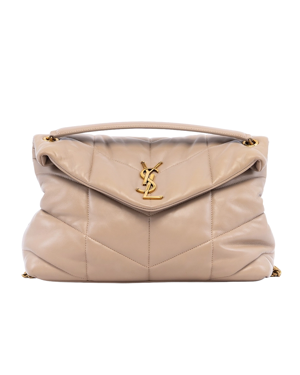 BB260311 YSL PUFFER MEDIUM BEIGE CALF GHW GAB 77475 0123 result