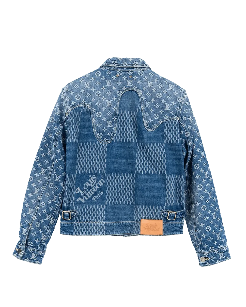BB260327 LV NIGO JACKETS 44 NAVY DENIM GHW CA36929