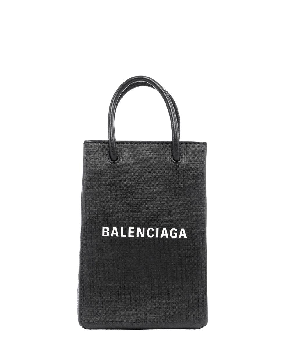 BB260556 BALENCIAGA SHOPPING PHONE TOTE MINI BLACK CALF SHW 593826 1000 W 568024 result