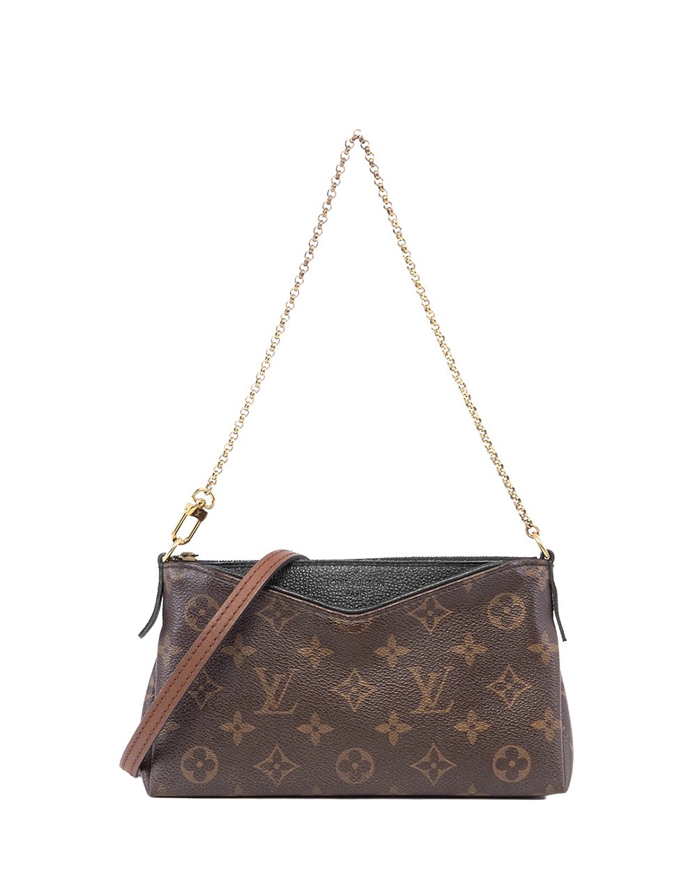 BB260643 LV PALLAS CLUTCH BROWN MONOGRAM GHW CA2116