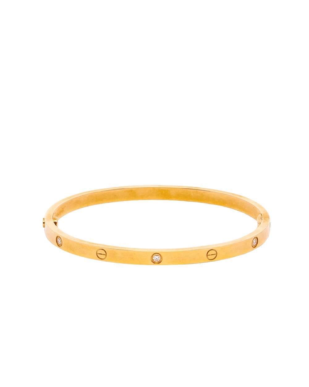 CARTIER LOVE DIAMOND BRACELET 16 GOLD VGH990 08547