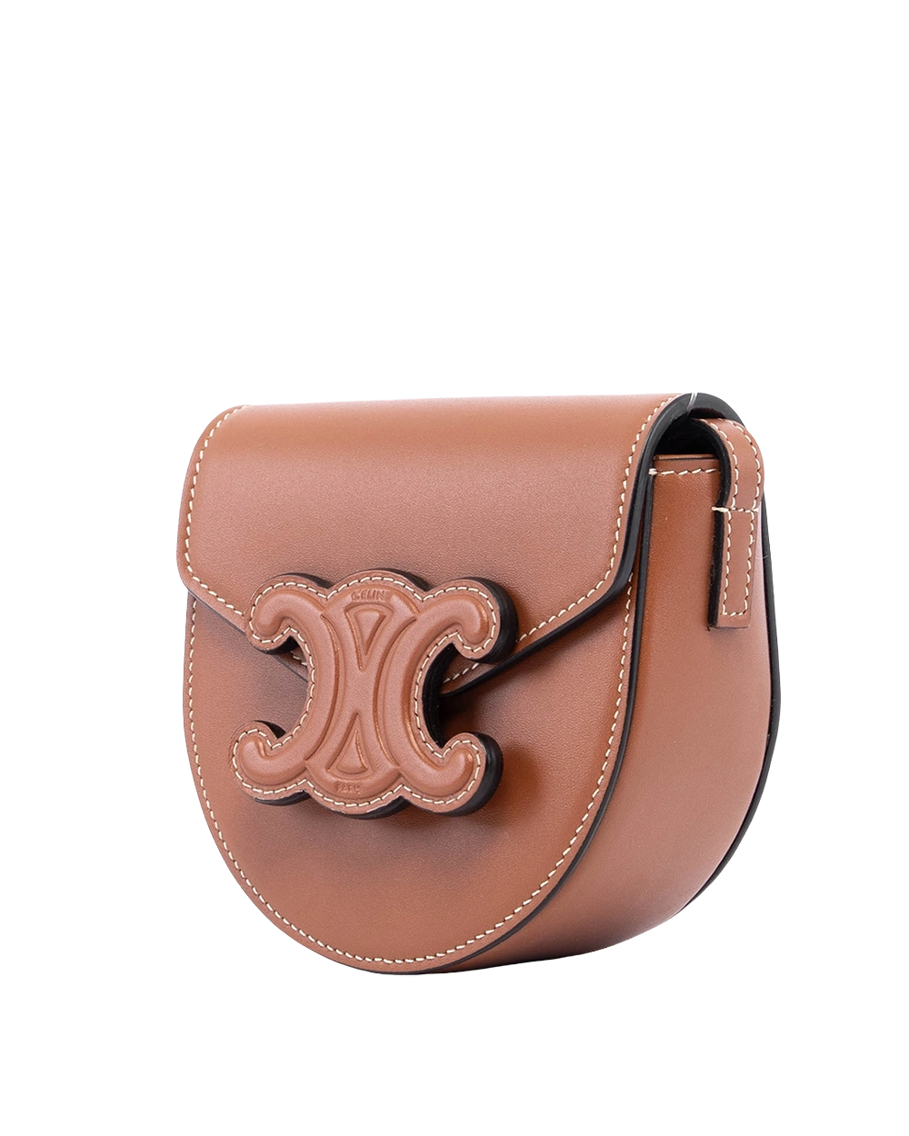 CELINE BESACE MINI BROWN CALF GHW U CU 0282 02904