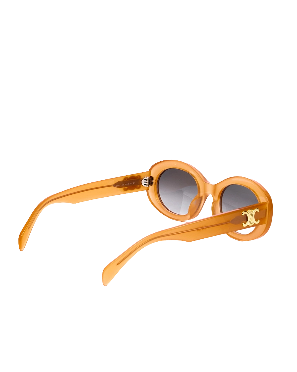 CELINE CL40194U TRIOMPHE SUNGLASSES ORANGE GHW TF50729189 02937