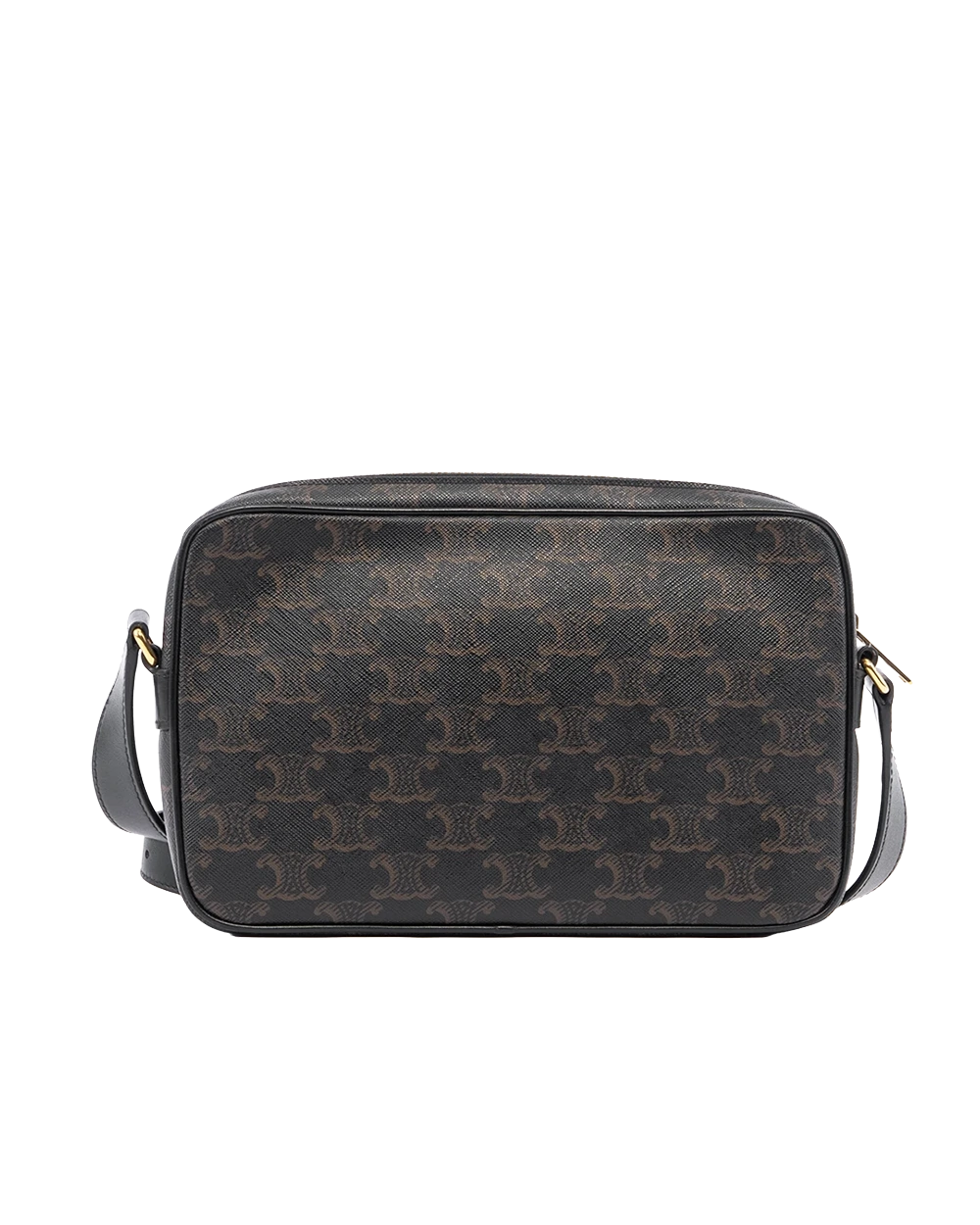 CELINE HORIZON MESSENGER MEDIUM BROW TAN CANVAS GHW W CU 3223 01007