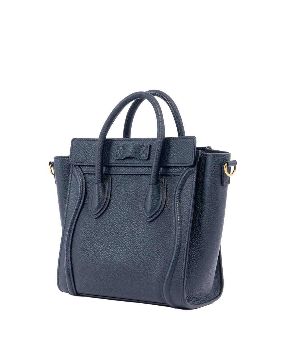CELINE LUGGAGE NANO BLUE NAVY CALF SHW F AT 1149 P CU 1169 02452