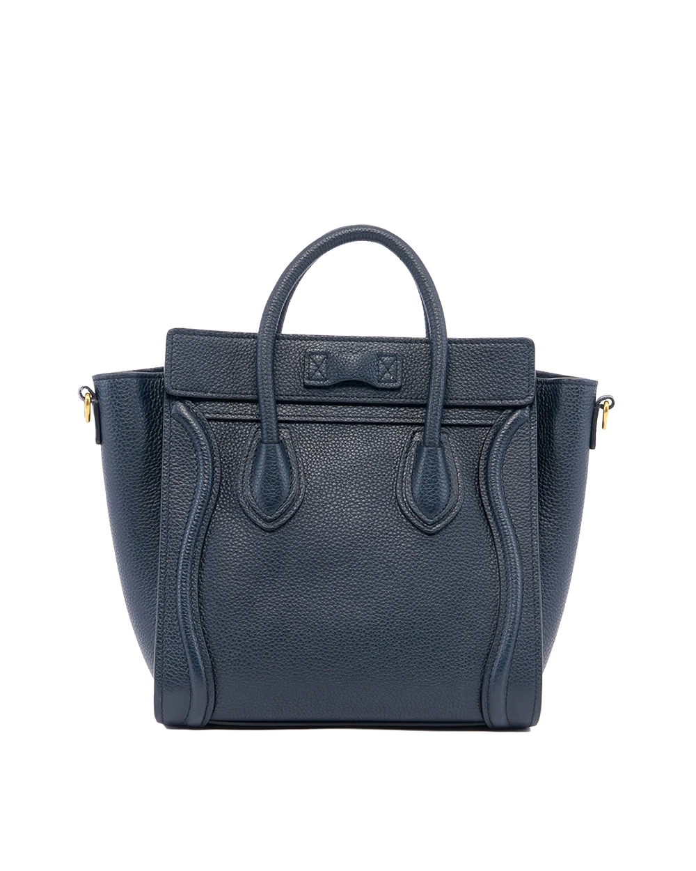 CELINE LUGGAGE NANO BLUE NAVY CALF SHW F AT 1149 P CU 1169 02453