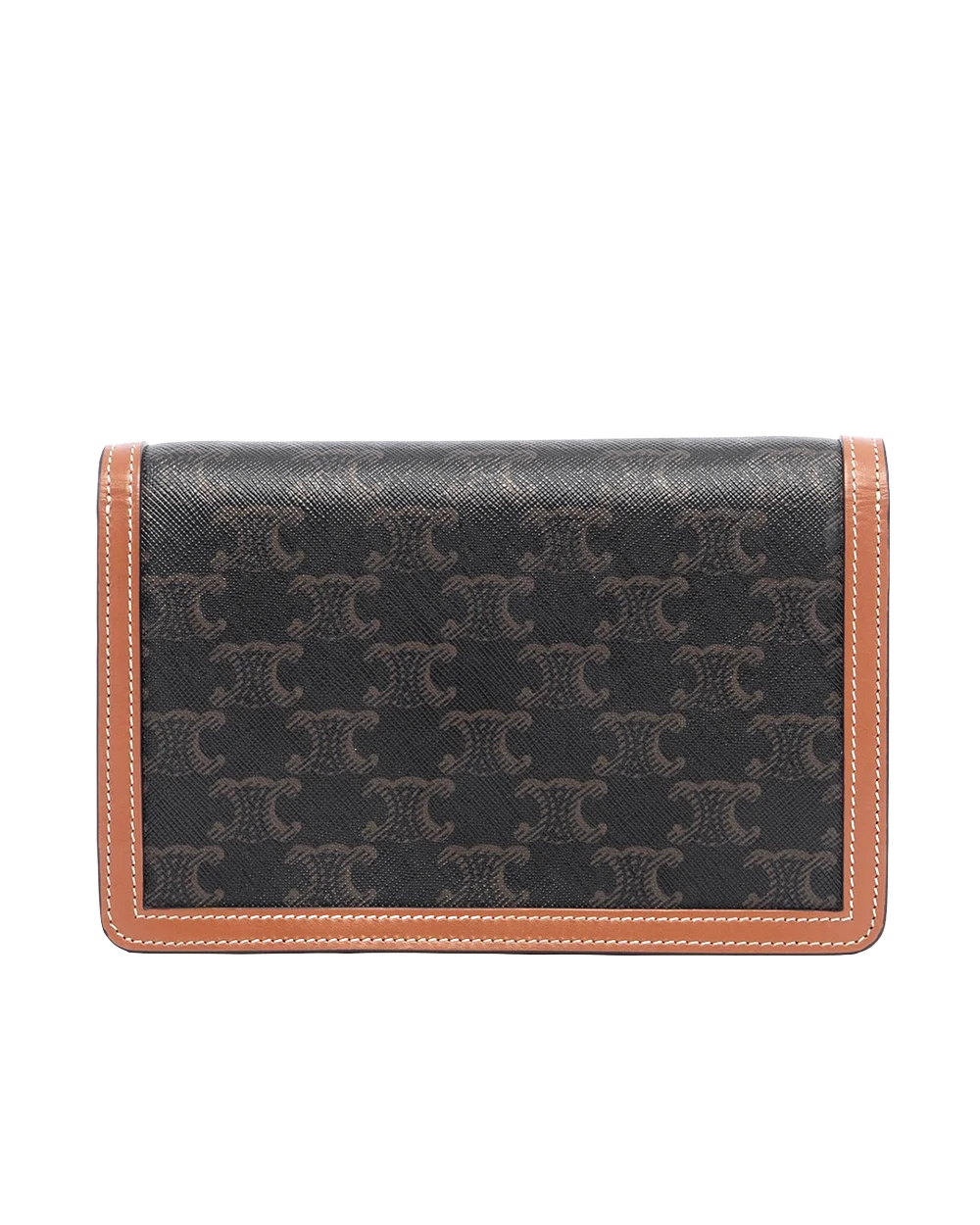 CELINE TRIOMPHE WOC BROWN TAN CANVAS GHW F ME 2243 01742 result