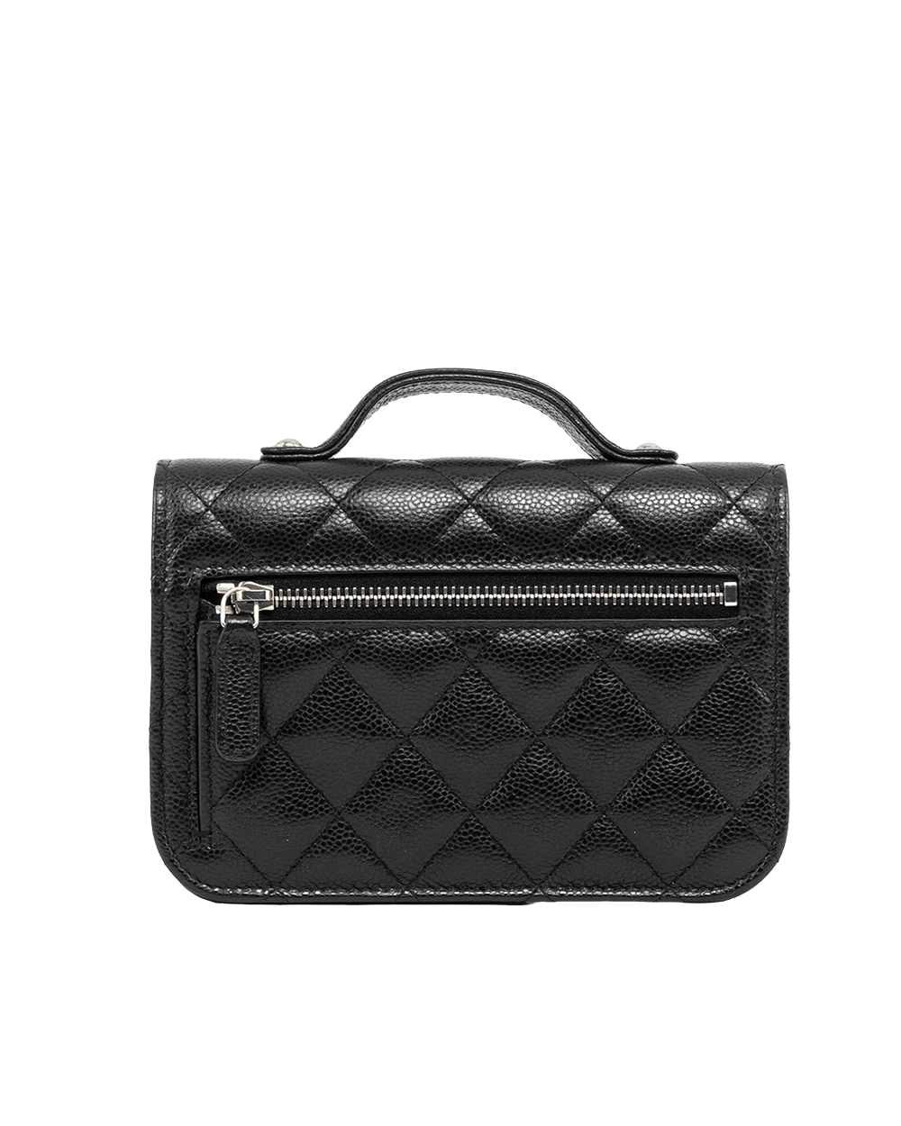 CHANEL AFFINTY BLACK CAVIAR GHW PJUXJ0U5 09727