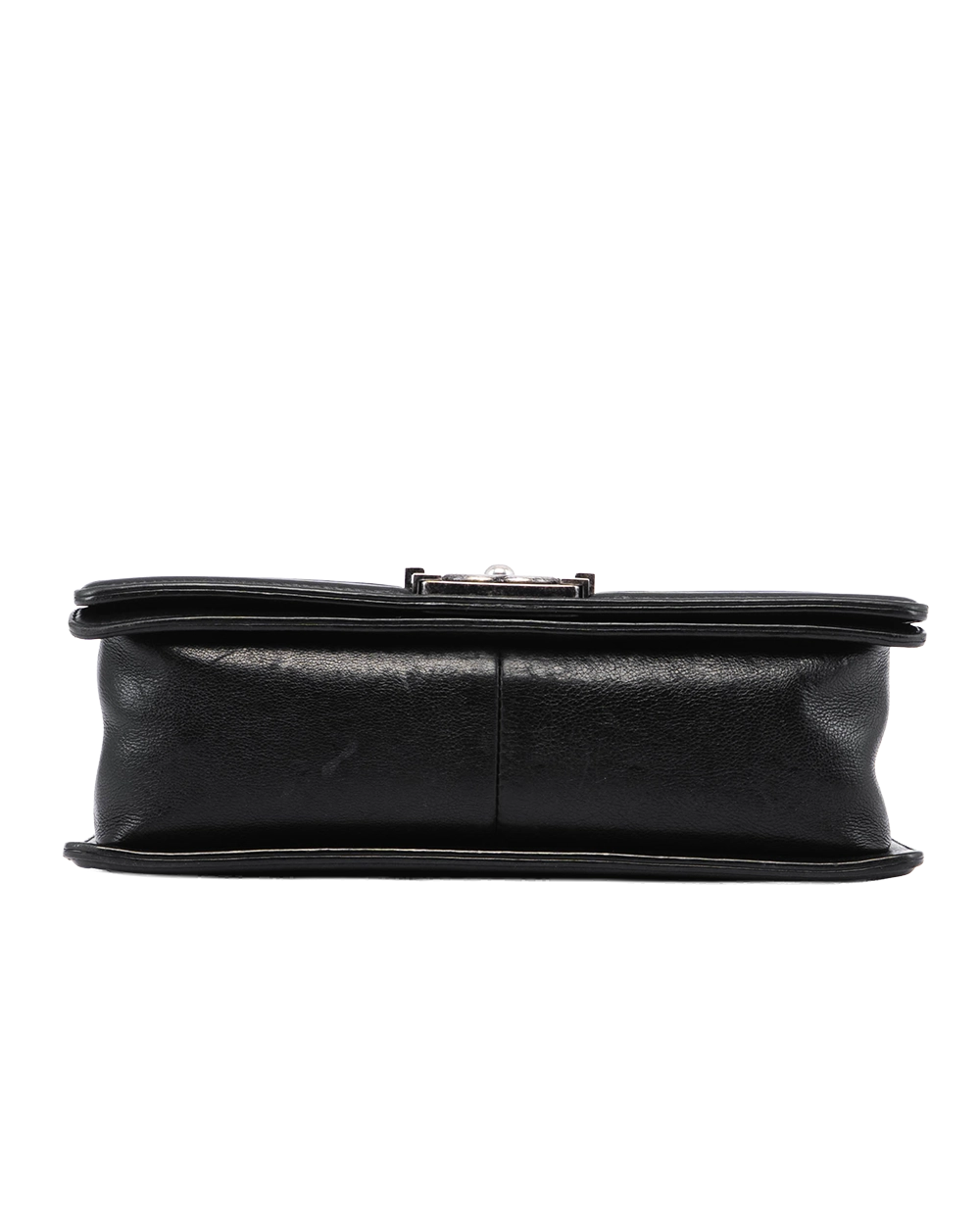 CHANEL BOY 10 BLACK CALF SHW 17856118 04745