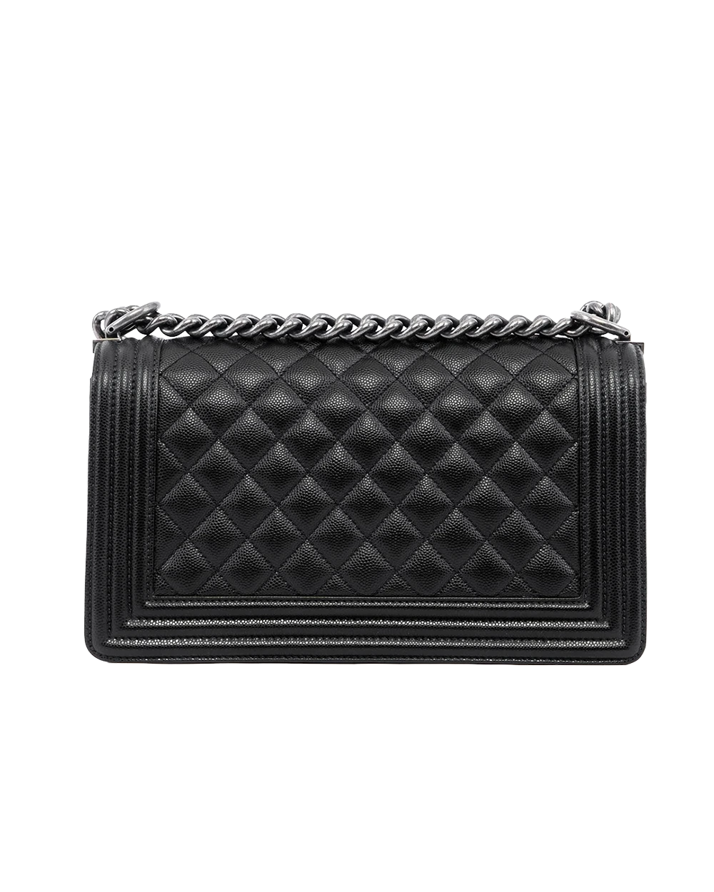 CHANEL BOY 10 BLACK CAVIAR RHW 31345340 00460