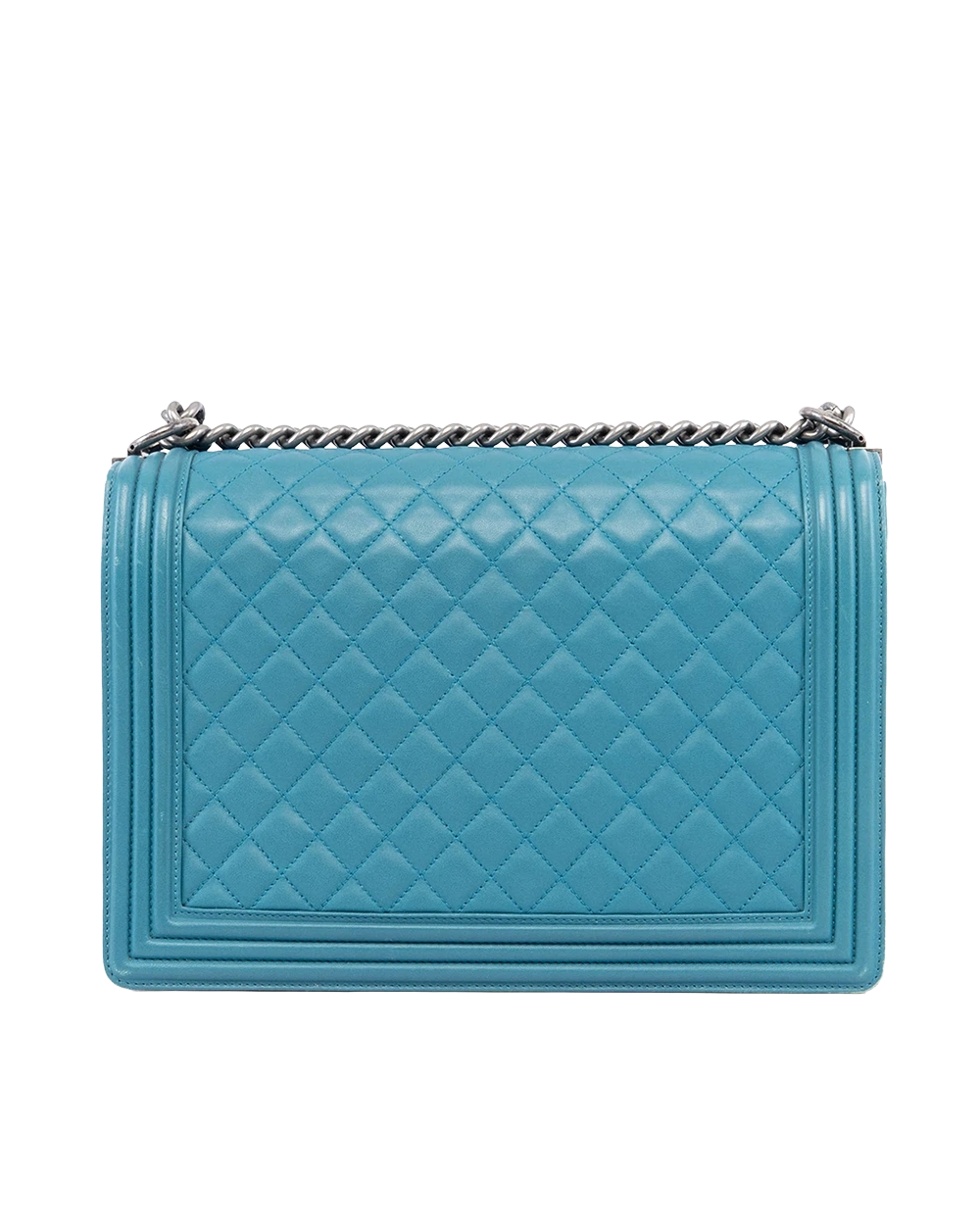 CHANEL BOY JUMBO BLUE LAMB RGHW 19672833 03608
