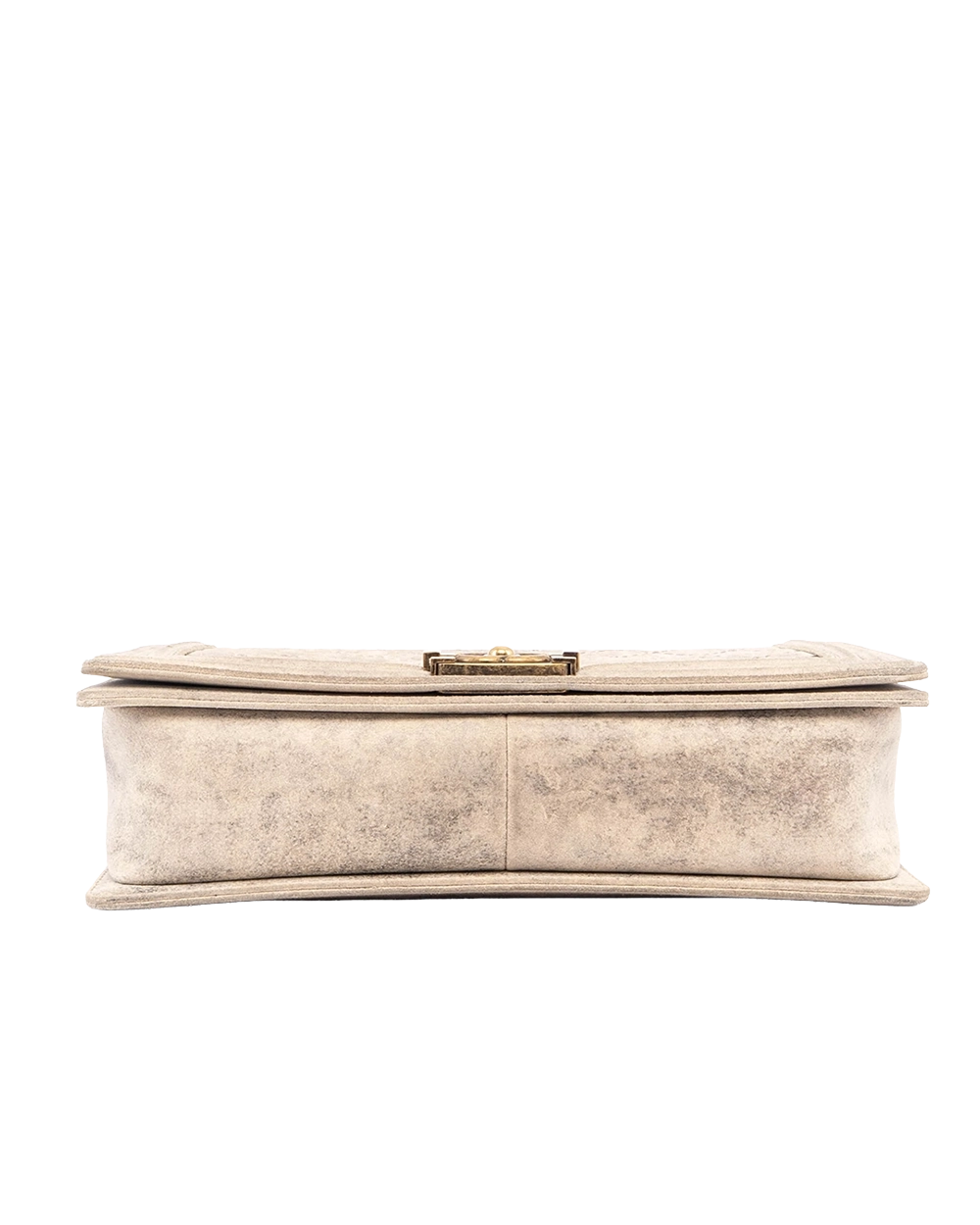 CHANEL BOY JUMBO WHITE DISTRESSED RGHW 03629