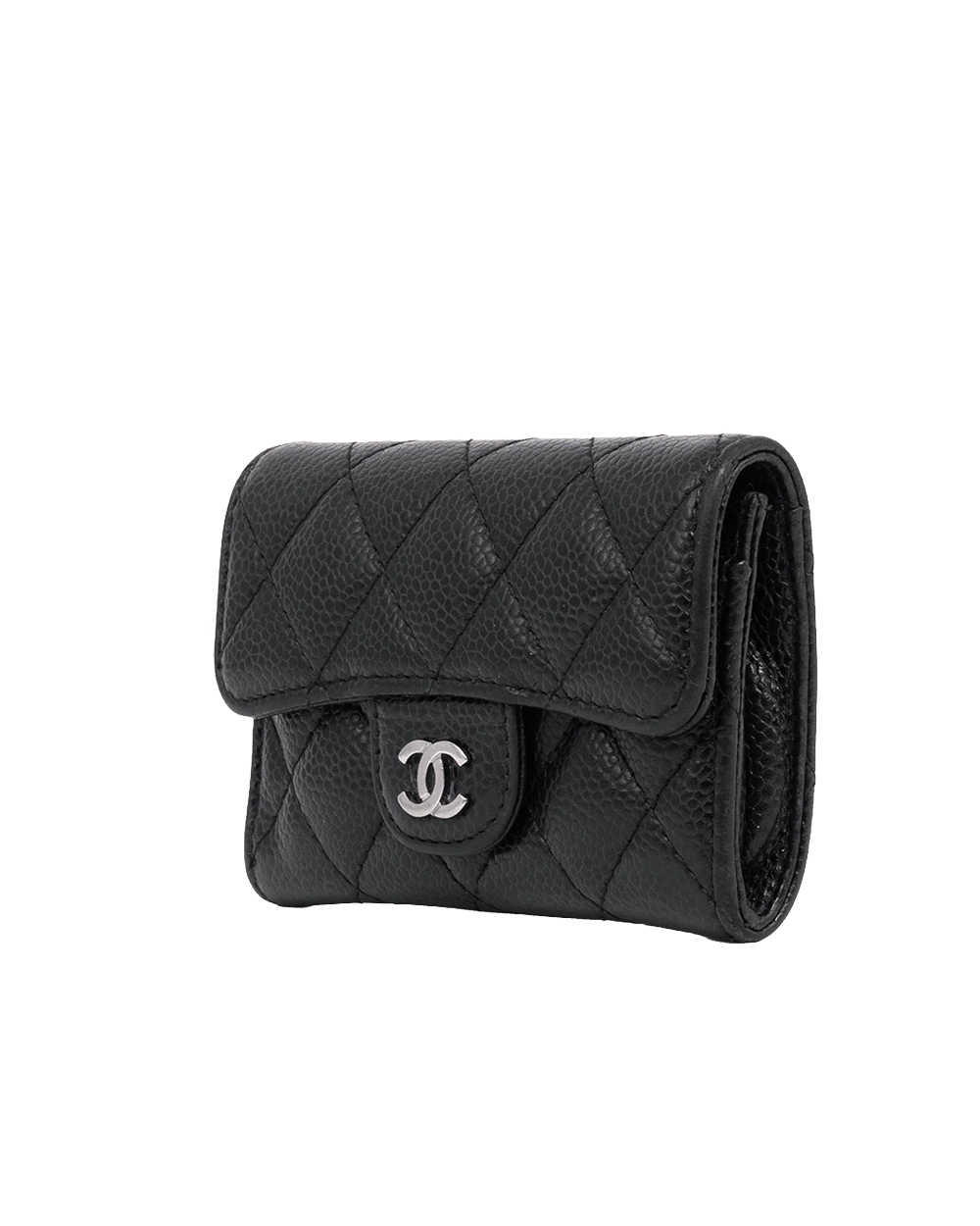 CHANEL CARD HOLDER SHORT BLACK CAVIAR SHW 24765513 05985