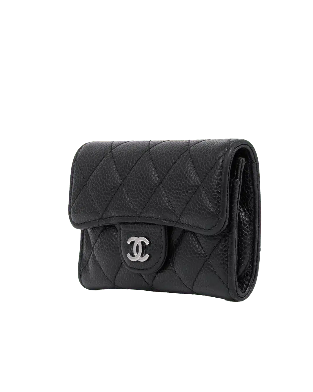 CHANEL CARD HOLDER SHORT BLACK CAVIAR SHW 24765513 05985