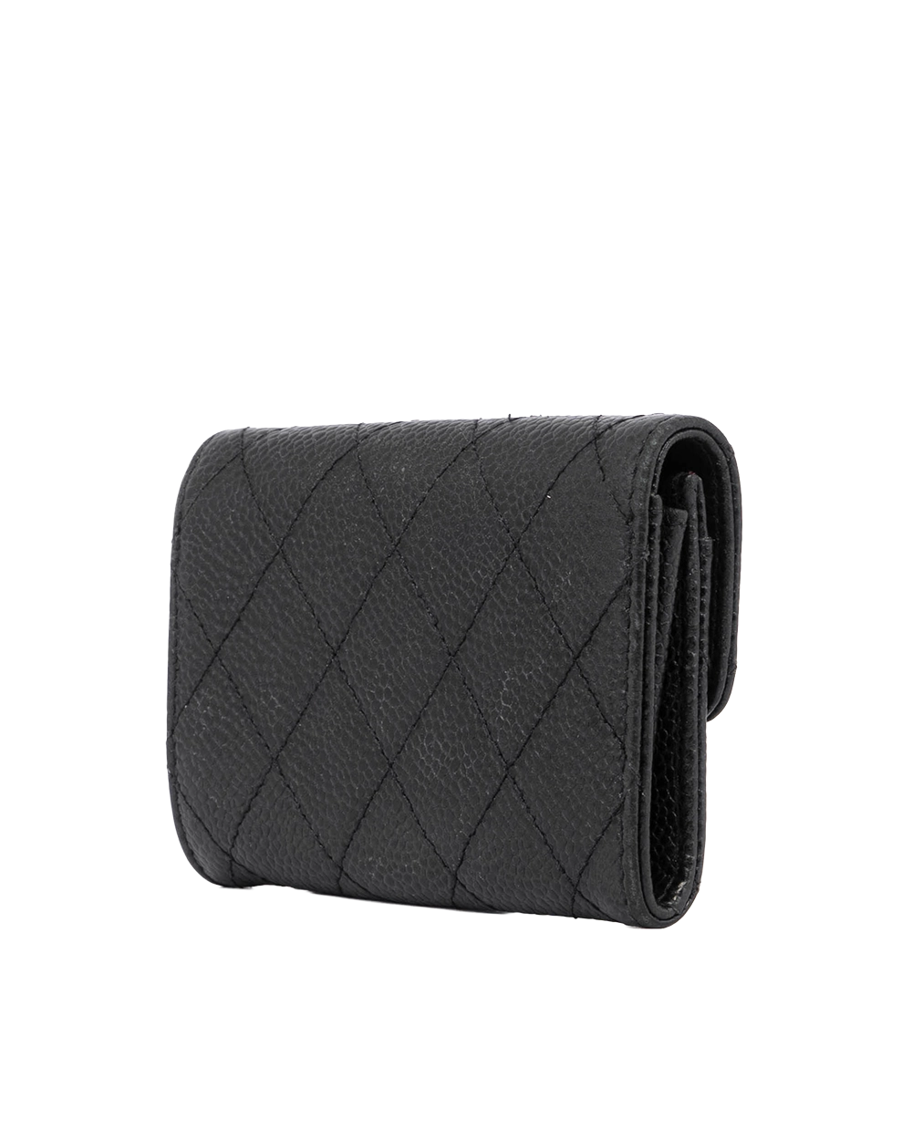 CHANEL CARD HOLDER SHORT BLACK CAVIAR SHW 25846505 05264