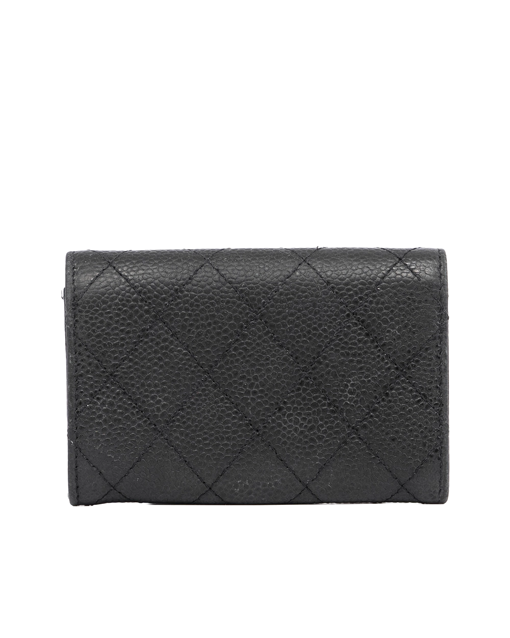 CHANEL CARD HOLDER SHORT BLACK CAVIAR SHW 25846505 05265