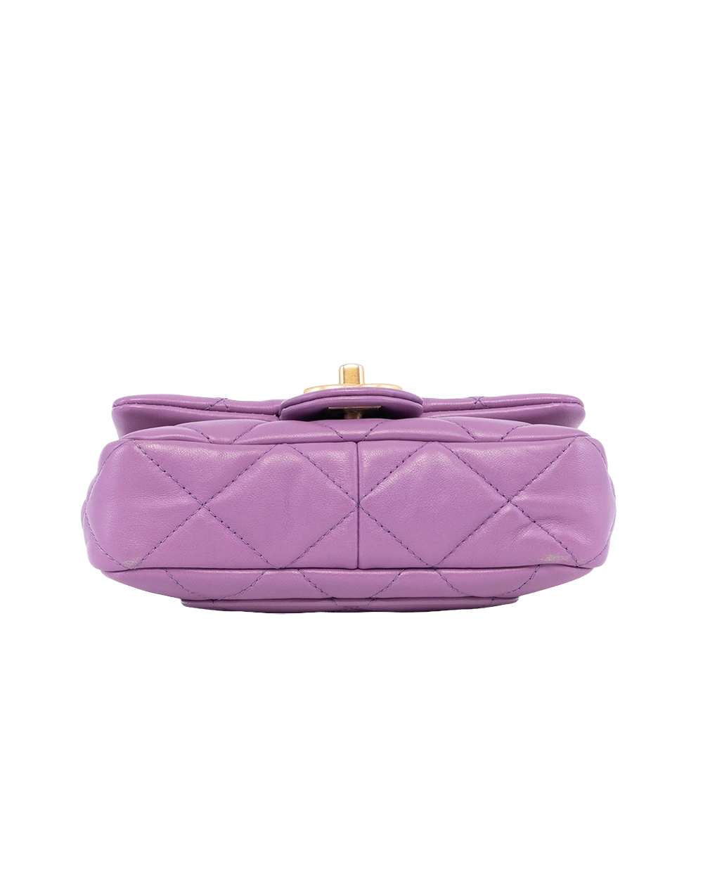 CHANEL CC FUNKY TOWN FLAP BAG 6.5 PURPLE LAMB GHW EAG10TTJ 03473