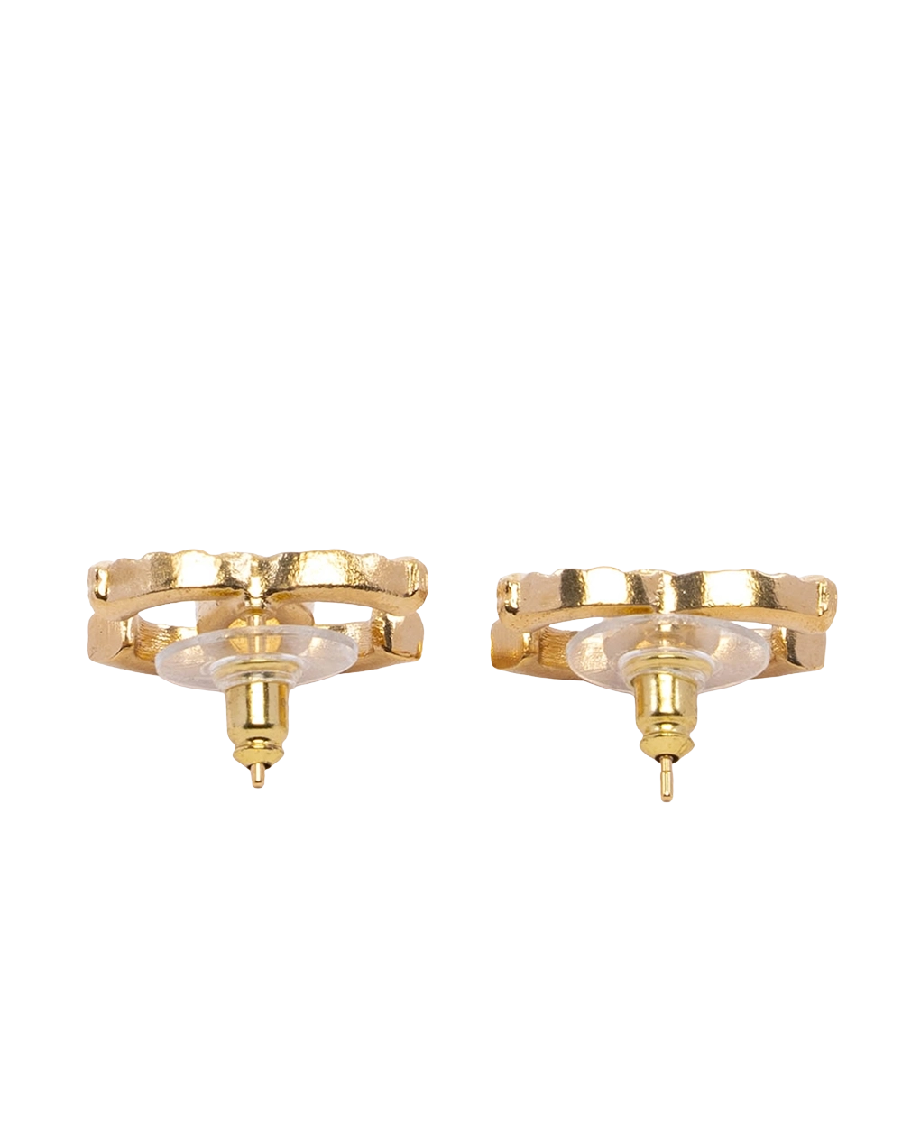 CHANEL CC LOGO EARRINGS 2CM GHW 00950