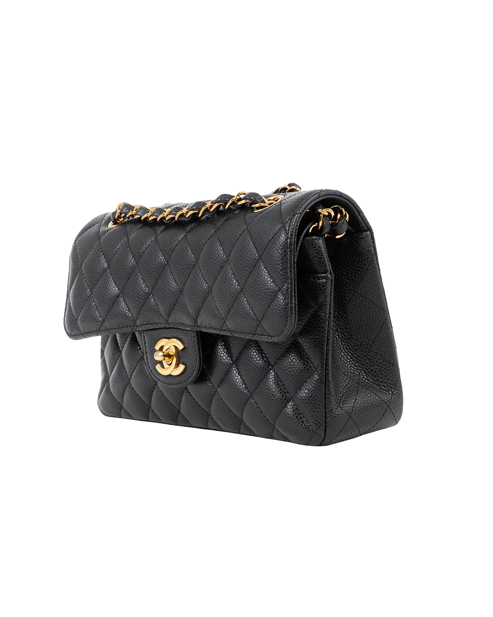 CHANEL CLASSIC 9 BLACK CAVIAR GHW JP0PA553 03454