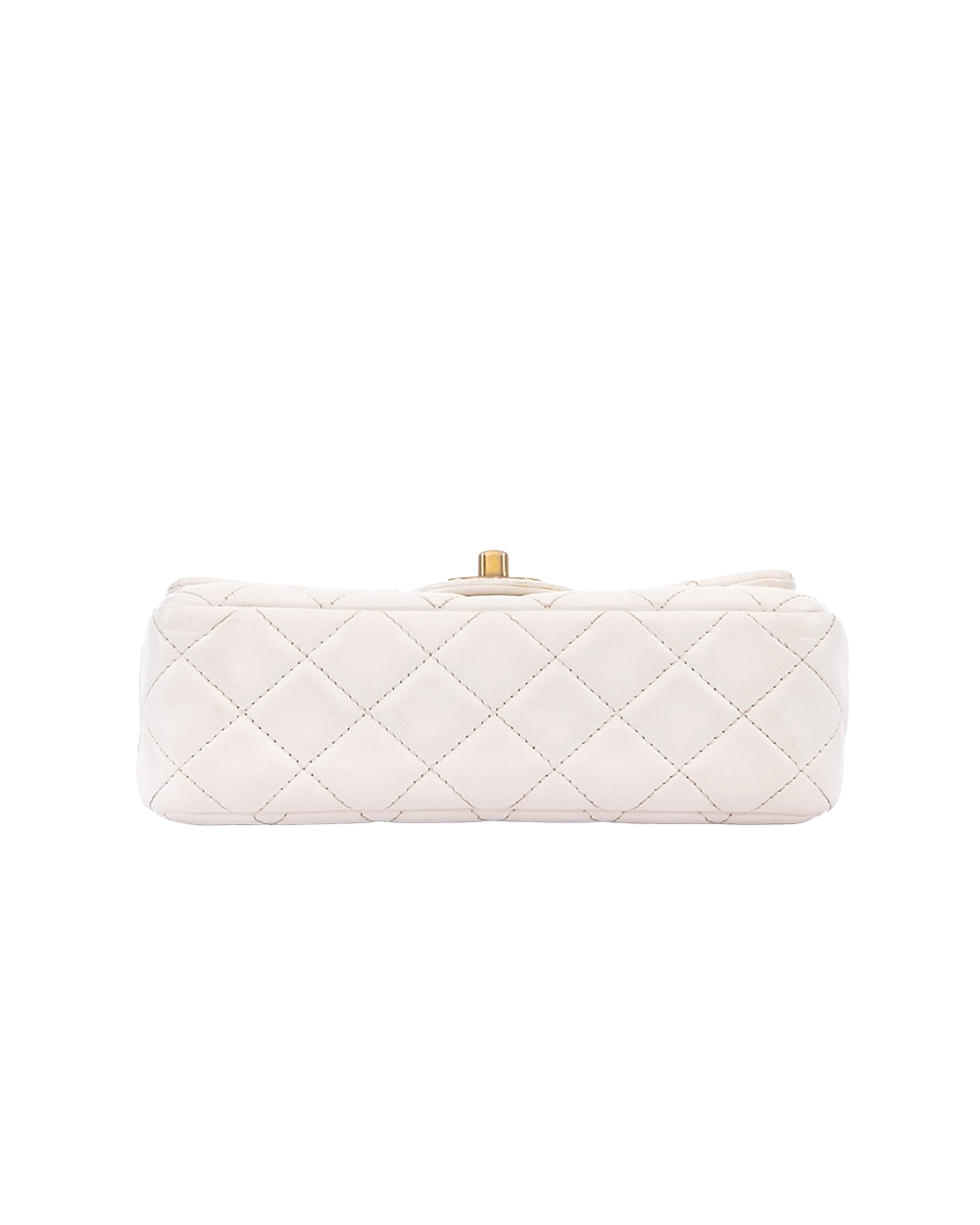 CHANEL CLASSIC ADJ BALL MINI 8 WHITE LAMB GHW 31057100 03554