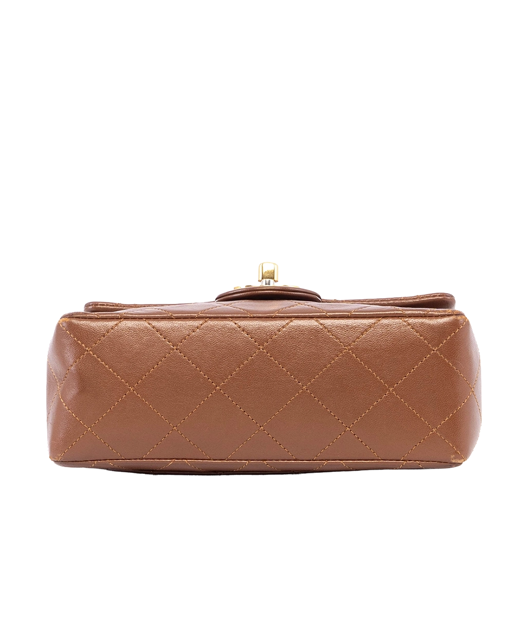 CHANEL CLASSIC FLAP 7 BROWN LAMB GHW 1646633 03695