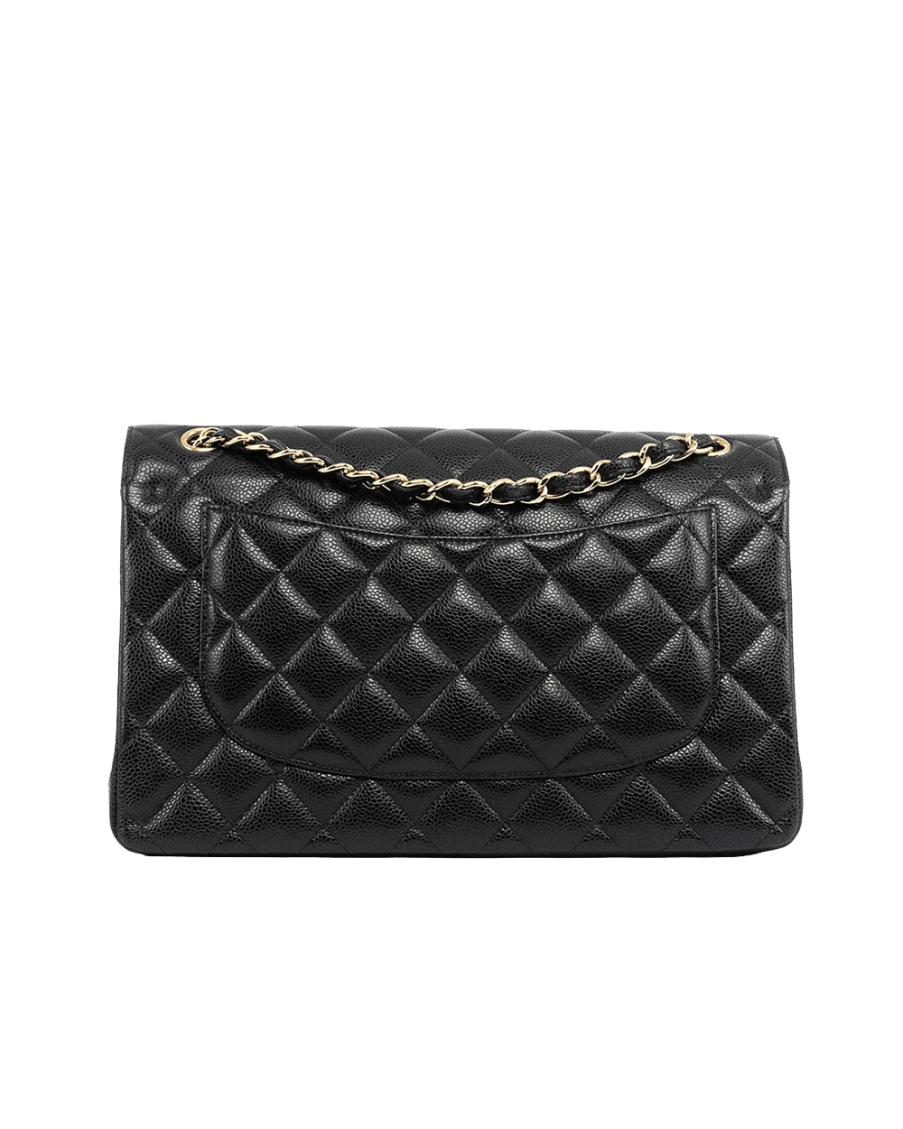 CHANEL CLASSIC JUMBO BLACK CAVIAR GHW 30270095 07921