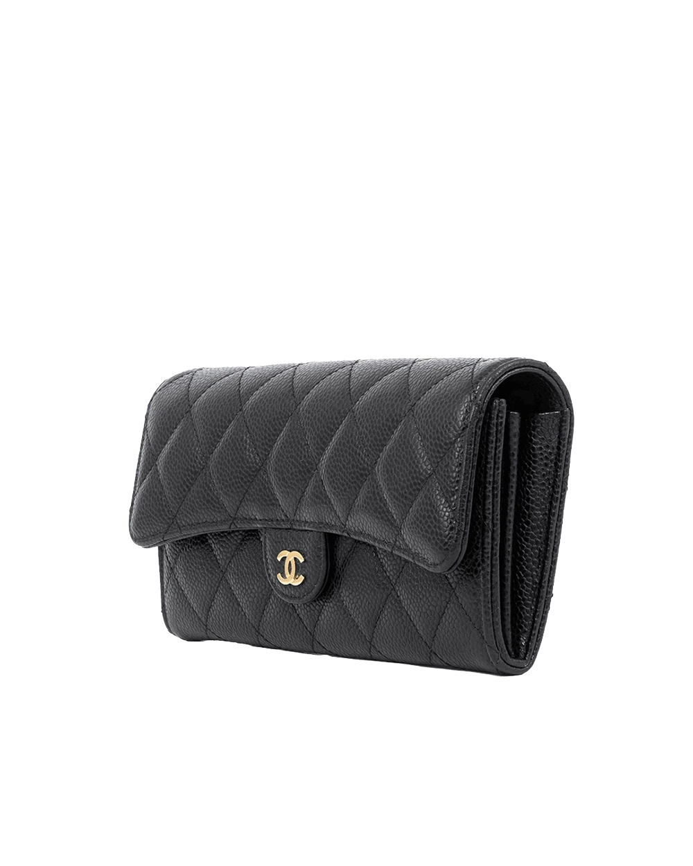 CHANEL CLASSIC SARAH LONG BLACK CAVIAR SHW 27802236 09678