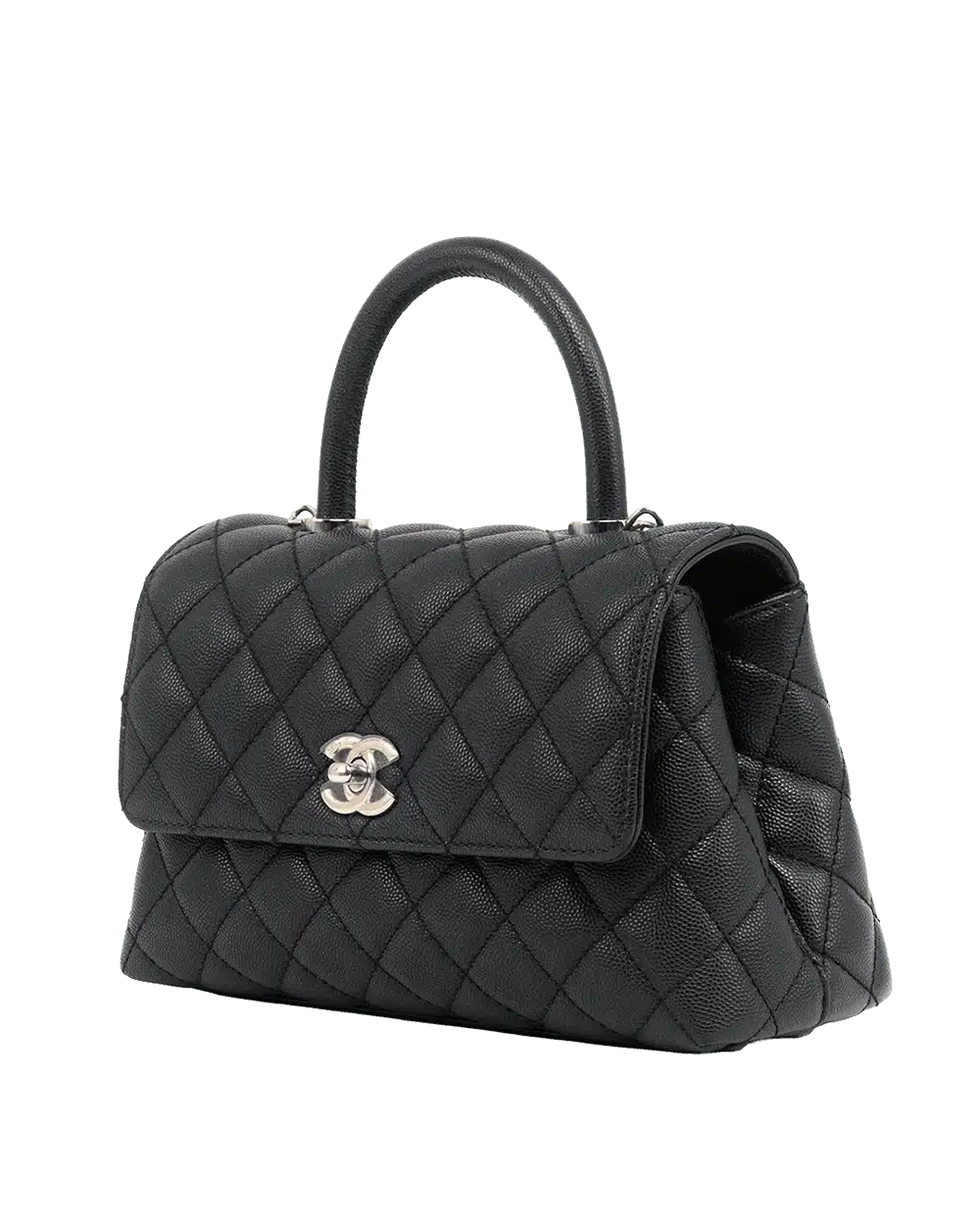 CHANEL COCO 9.5 BLACK CAVIAR GHW JPAN3UJL 06801 result