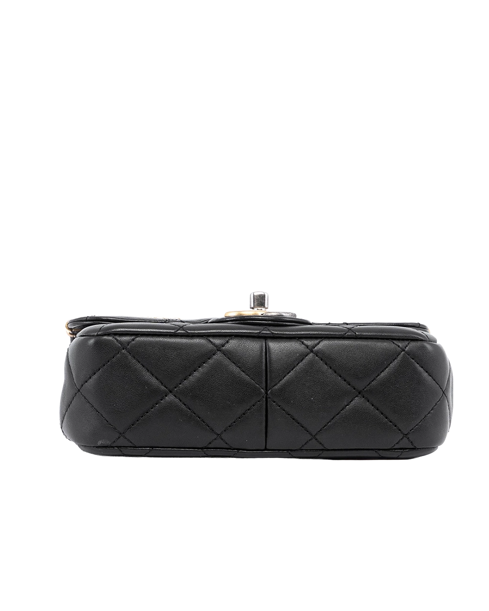 CHANEL COCO CLIPS CLASSIC FLAP BAG MINI BLACK LAMB GHW G5G5UHG3 04017