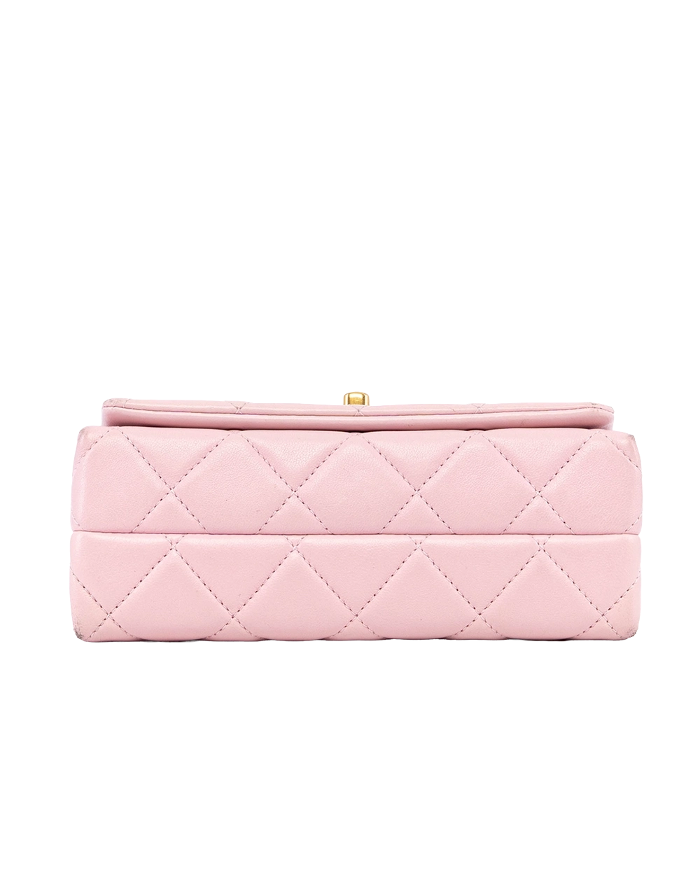 CHANEL FLAP 24A ADJ HEART 7 PINK LAMB GHW L1H8T8H3 03909