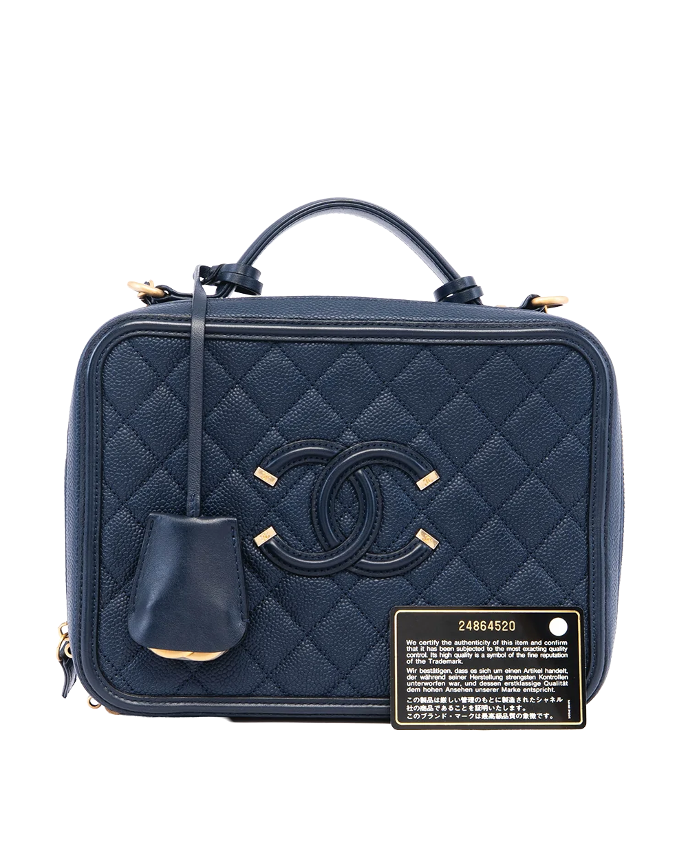 CHANEL VANITY 9 NAVY CAVAIR 24864520 04717