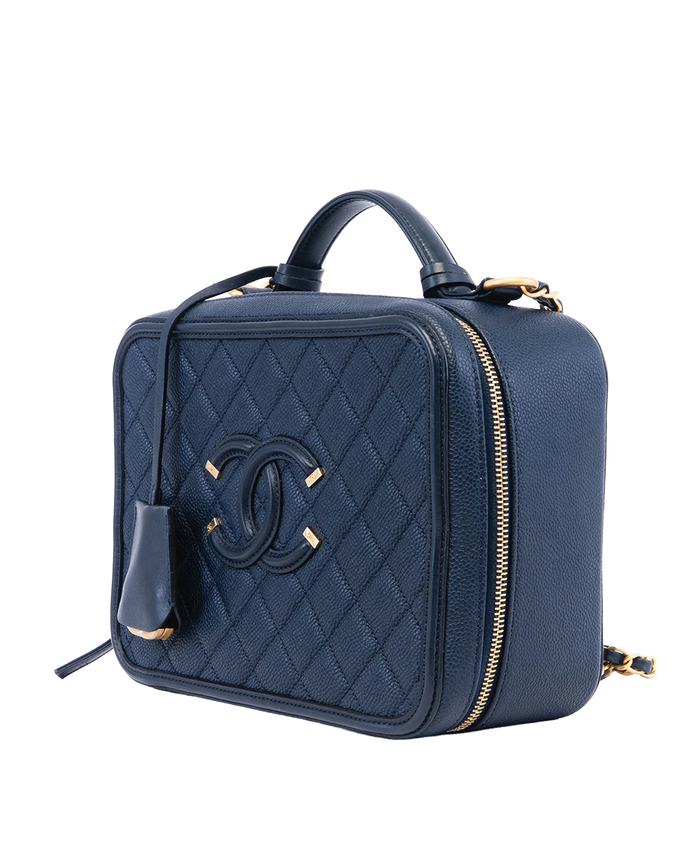 CHANEL VANITY 9 NAVY CAVAIR 24864520 04719