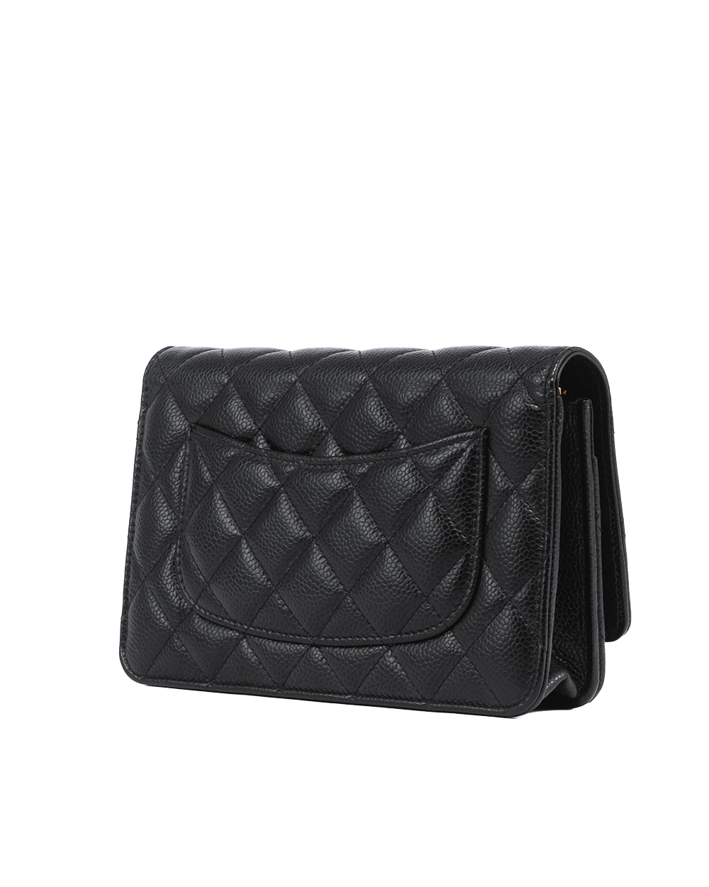 CHANEL WOC 7.5 BLACK CAVIAR GHW K98P6JTC 04672