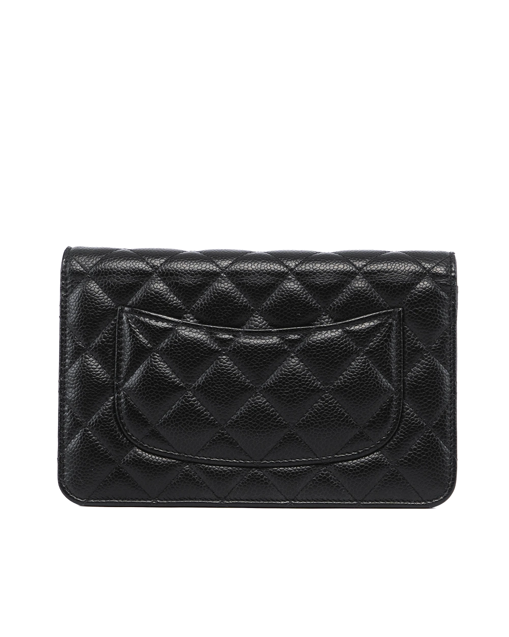CHANEL WOC 7.5 BLACK CAVIAR GHW K98P6JTC 04673