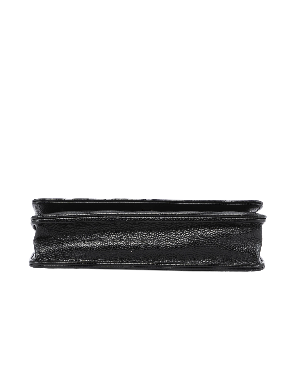 CHANEL WOC 7.5 BLACK CAVIAR GHW K98P6JTC 04674