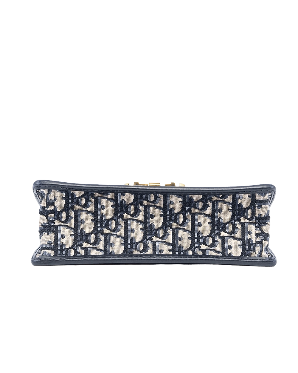 DIOR 30 MONTAIGNE EAST WEST WITH CHAIN NAVY OBLIQUE JACUARD GHW 29 MA 0243 09532