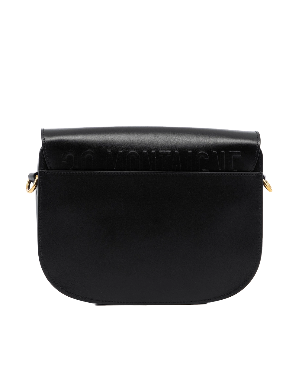 DIOR BOBBY MEDIUM BLACK CALF GHW 09 BO 0230 00784
