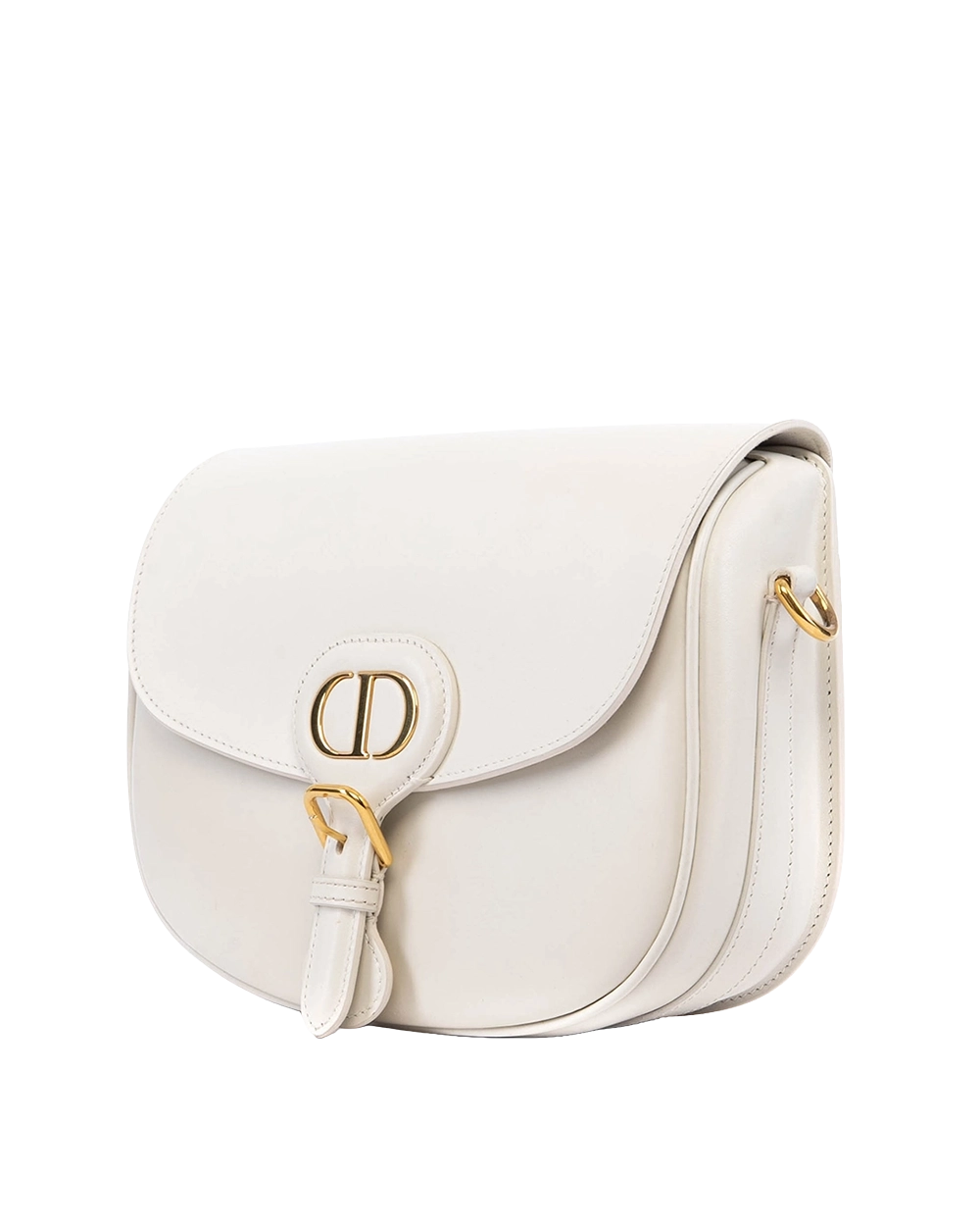 DIOR BOBBY MEDIUM WHITE CALF GHW 09 MA 1201 03787