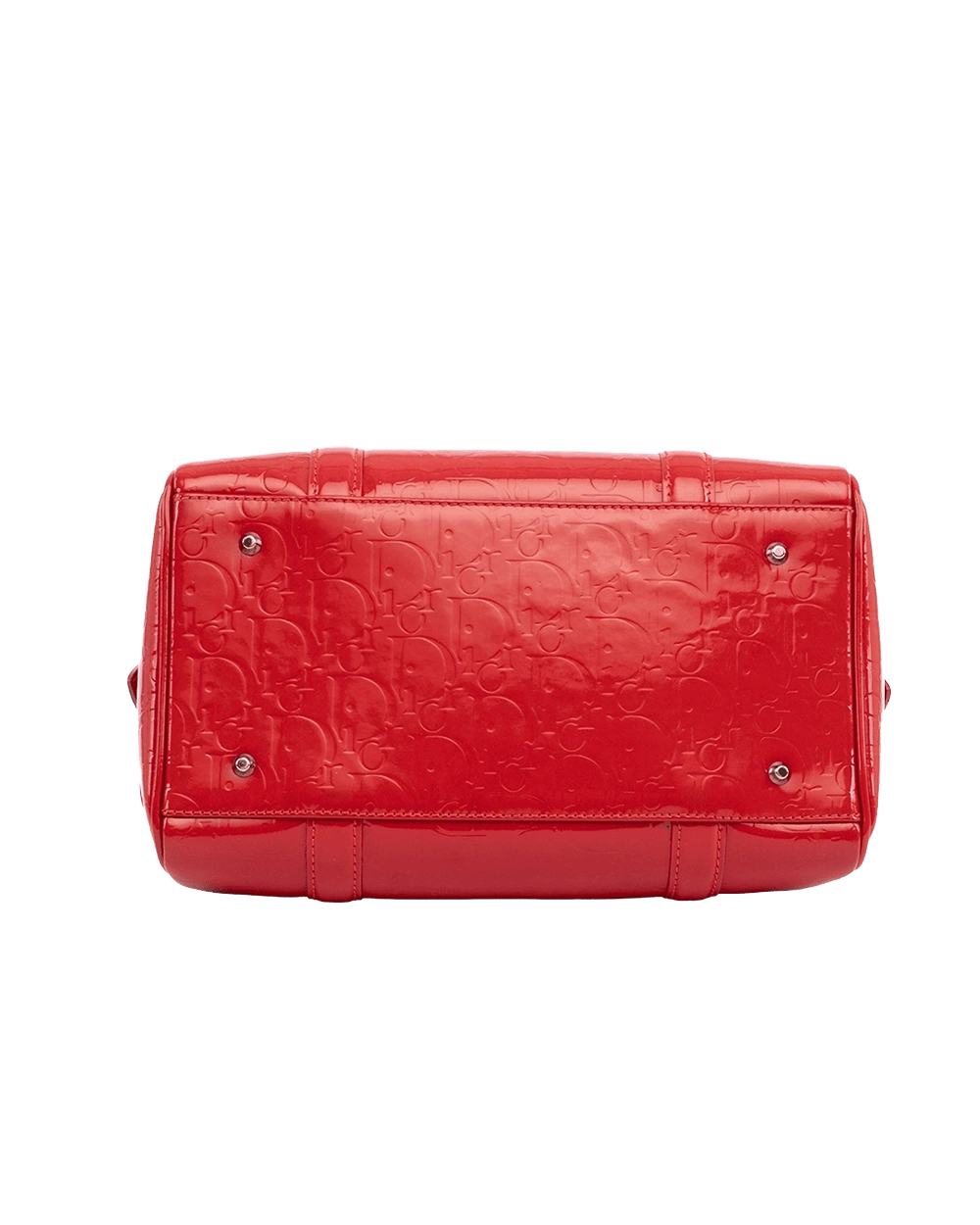 DIOR BOSTON MEDIUM RED PATENT SHW 07 BO 0039 06609