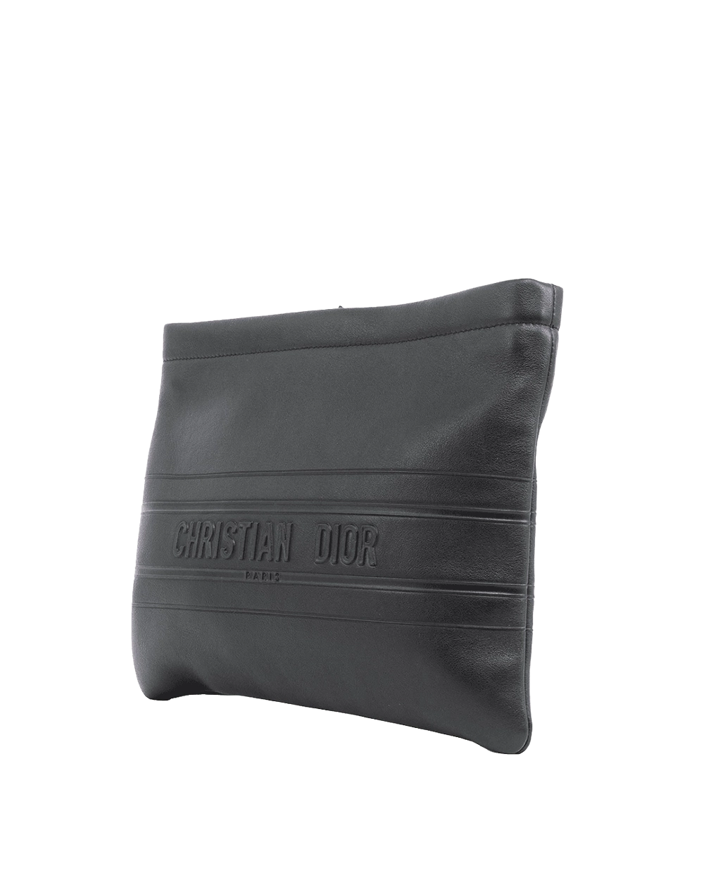 DIOR CLUTCH BLACK CALF GHW 40 MA 1200 07819