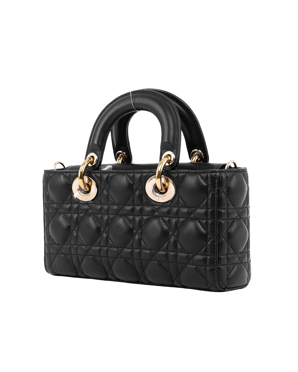 DIOR LADY D JOY MINI BLACK LAMB GHW 15 MA 0243 03492