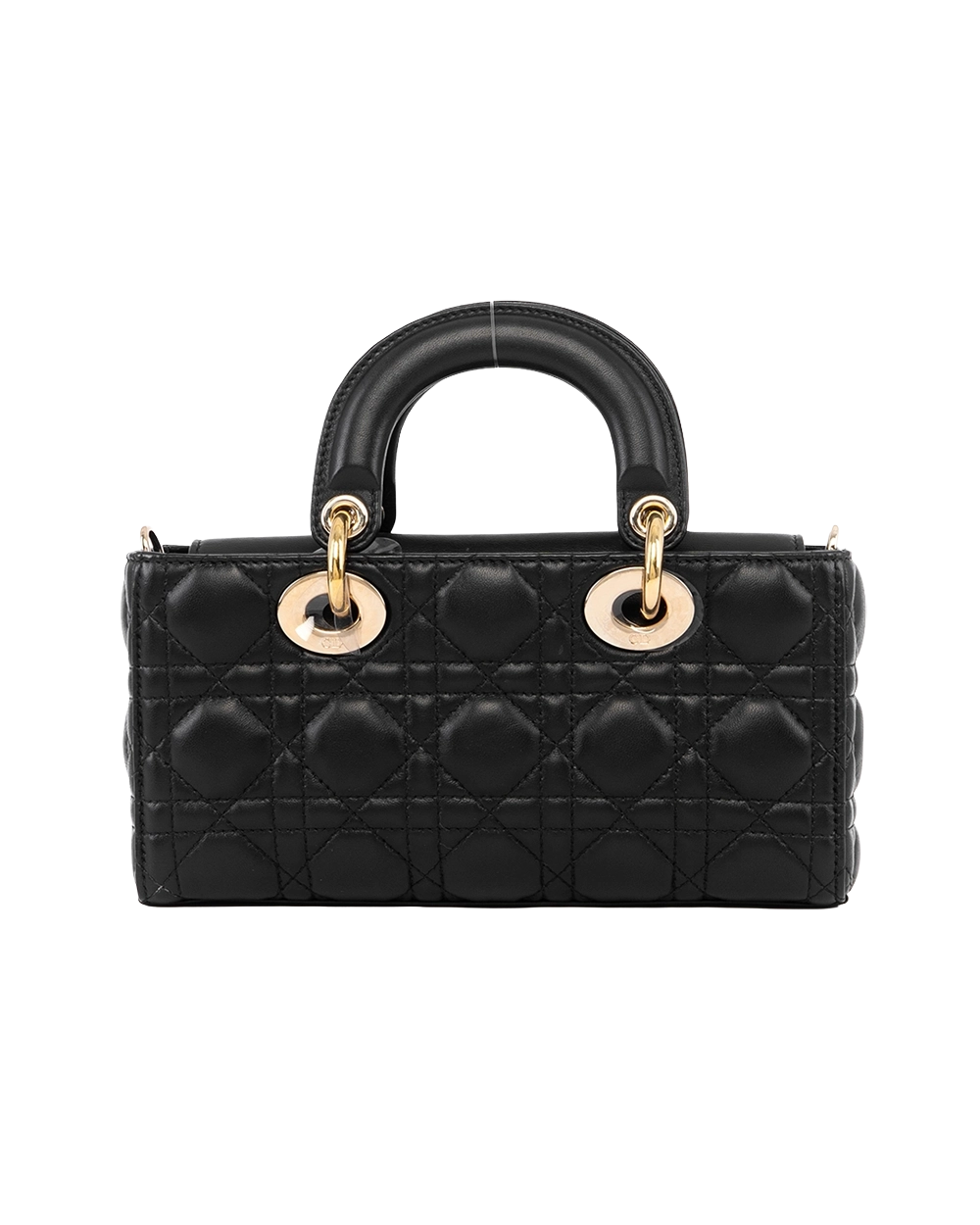 DIOR LADY D JOY MINI BLACK LAMB GHW 15 MA 0243 03493